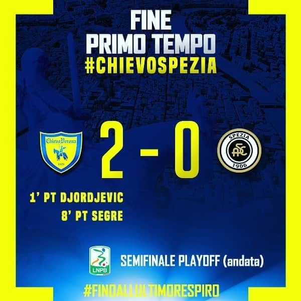 ACキエーヴォ・ヴェローナさんのインスタグラム写真 - (ACキエーヴォ・ヴェローナInstagram)「1st Half #ChievoSpezia 2️⃣-0️⃣ 💪💪💪 #FinoAllUltimoRespiro #ForzaChievoSempre #chievo #chievoverona #calcio #seriebkt #football #avantitutta #maimollare #credercisempre」8月9日 4時50分 - acchievoverona