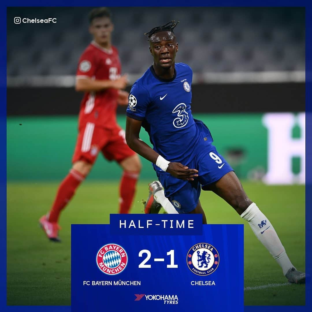 チェルシーFCさんのインスタグラム写真 - (チェルシーFCInstagram)「@tammyabraham1 got one back for the Blues just before the break. 👏What did you make of the first half? #BAYCHE #CFC #Chelsea」8月9日 4時51分 - chelseafc