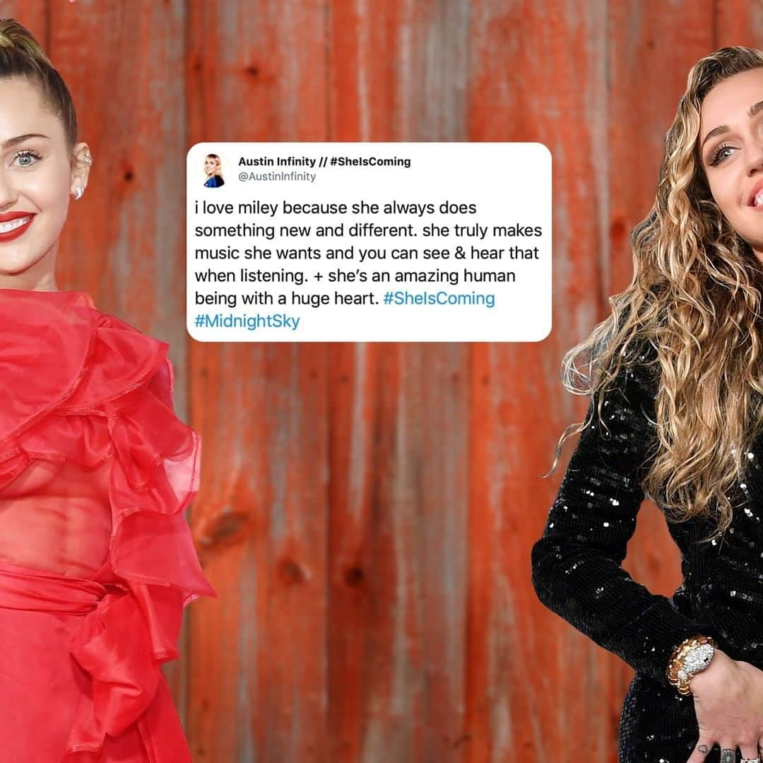 MTVさんのインスタグラム写真 - (MTVInstagram)「No better time to ask @mileycyrus fans to share what they love about their fave ❤️ So I put a bunch of tweets in front of a barn door because it felt like the right thing to do.」8月9日 8時10分 - mtv