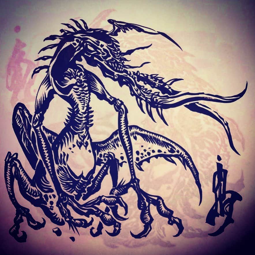 雨宮慶太さんのインスタグラム写真 - (雨宮慶太Instagram)「薬蟲   #dragon #monster  #sketch #creature #monster #dotart  #japan  #Asia  #doddle  #sketch #woman #fairy #creature #pencil #draw  #drawing #instagood #draw #art  #illust  #illustration #garo #keitaamemiya」8月9日 14時06分 - keitaamemiya
