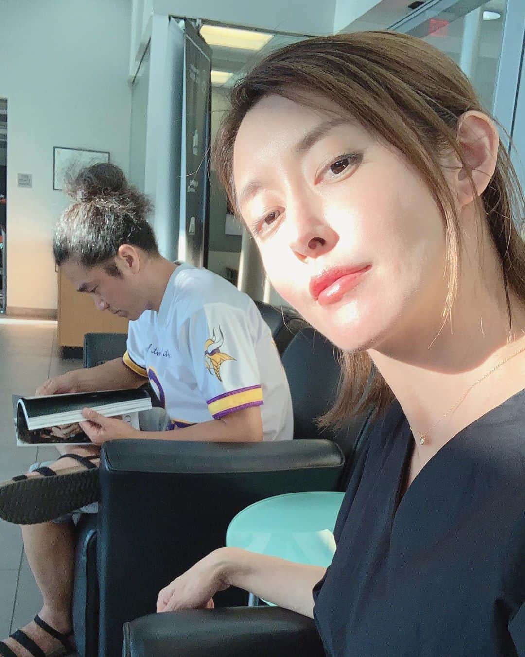 高木りなのインスタグラム：「眩しい。눈부셔☀️ #SPF1000」