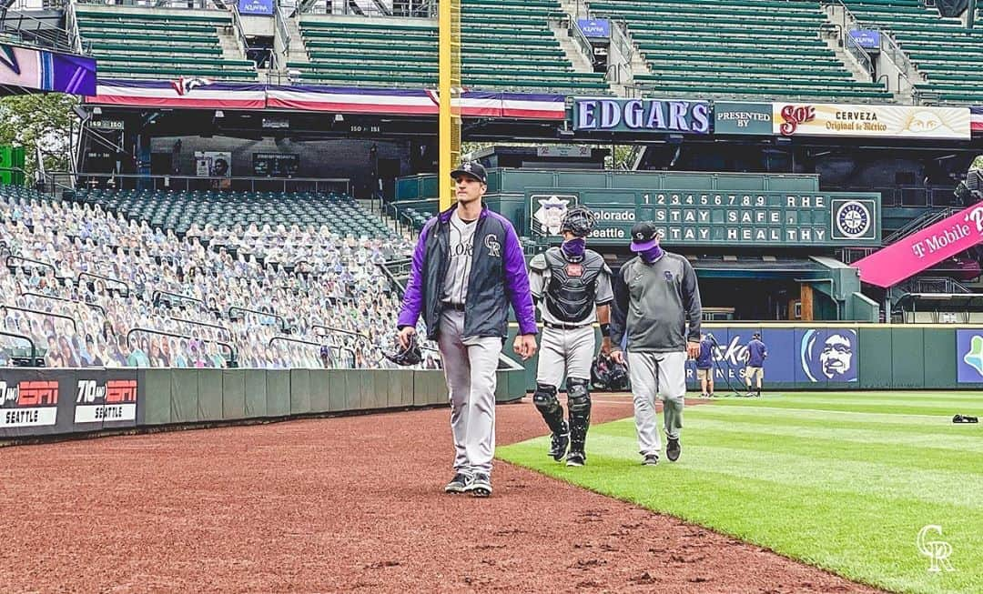 コロラド・ロッキーズさんのインスタグラム写真 - (コロラド・ロッキーズInstagram)「Welcome to the Show, @ryan.castellani!」8月9日 10時47分 - rockies