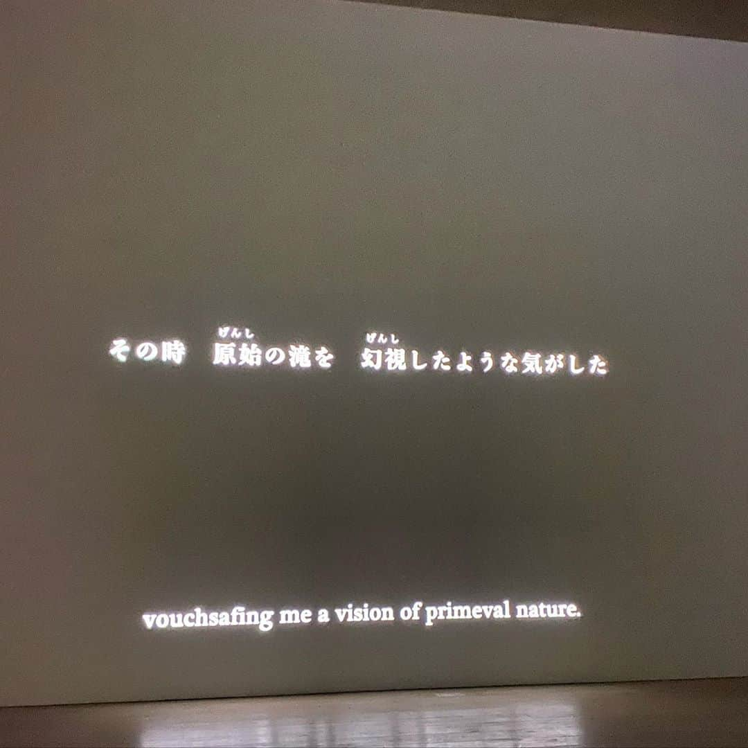 mioさんのインスタグラム写真 - (mioInstagram)「. 杉本博司さんの映像詩「時間の庭のひとりごと」。 時間を忘れるほど見入ってしまい、その世界観に心を奪われた。」8月9日 11時22分 - mio_harutaka