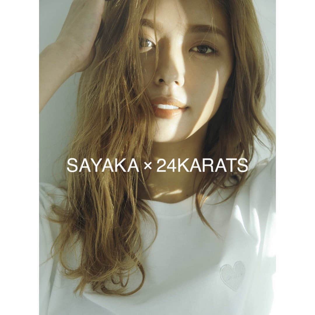 E-girlsさんのインスタグラム写真 - (E-girlsInstagram)「【SAYAKA×24KARATS】﻿ ﻿ SAYAKAが女性アーティストとしては初の﻿ 24KARATS とコラボレーション💎💎💎﻿ ﻿ ハートをモチーフにジュエリー、ウェアなどに﻿ 落とし込んだカプセルコレクションアイテムを﻿ 8月15日(土)に数量限定販売致します。﻿ ﻿ ■販売先﻿ ・24KARATS TOKYO﻿ ・VERTICAL GARAGE 直営店﻿ (NAKAMEGURO,SHIBUYA,NAGOYA,OSAKA,FUKUOKA)﻿ ・VERTICAL GARAGE ONLINE STORE﻿ ﻿ @24karatsofficial﻿ @verical_garage﻿ #24karats #sayaka #vertivalgarage﻿ ﻿ 詳しくはHPをご覧ください🌟✨﻿ https://verticalgarage.jp/」8月9日 12時00分 - e_girls_official_