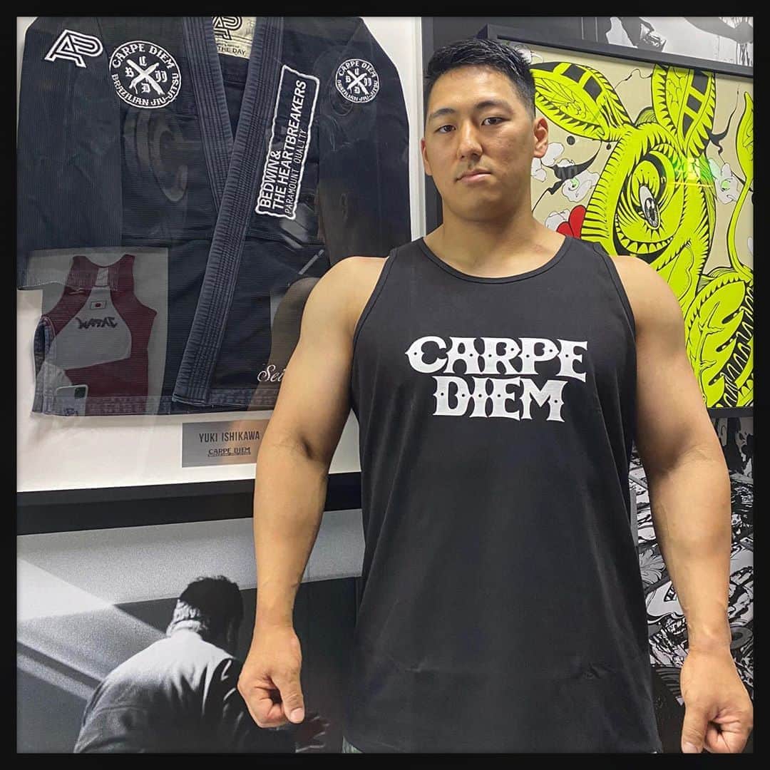 山本俊樹のインスタグラム：「- @carpediembjj_store  @yukicdbjj   CARPE DIEM×300KG  2つの緊張感  刺激的なトレーニングでした！」