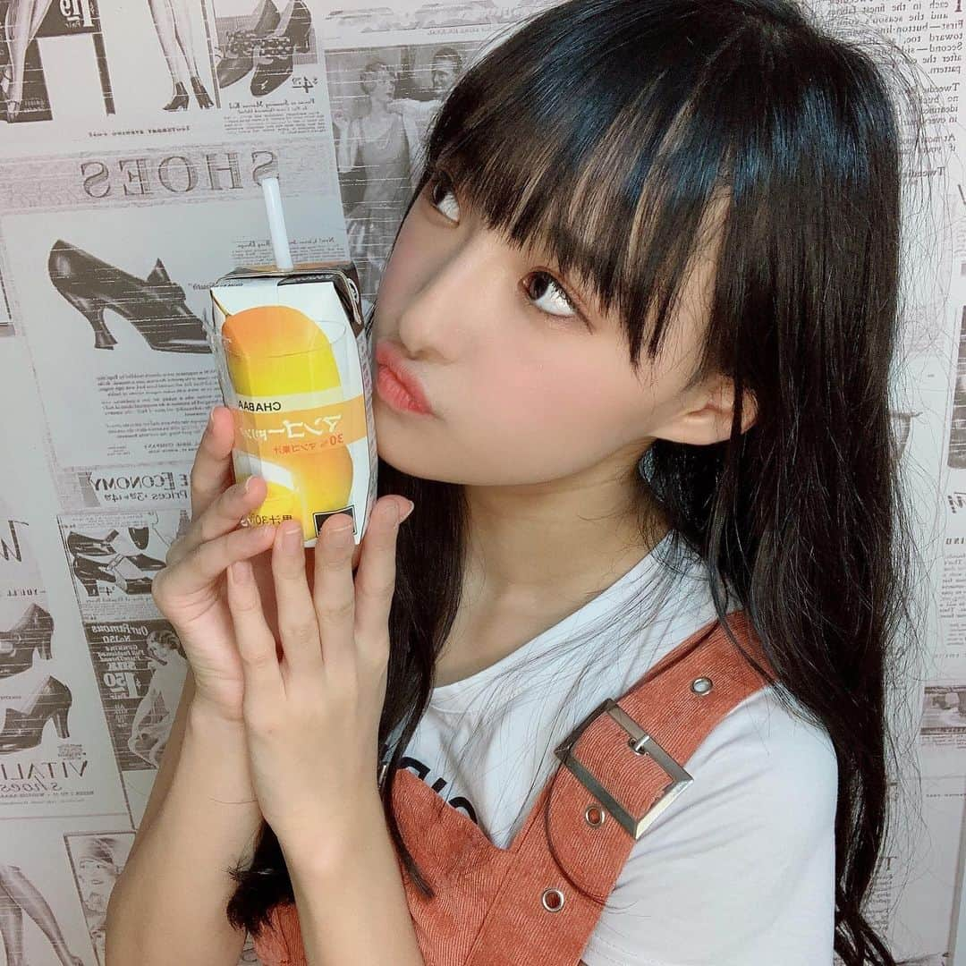 岡本怜奈さんのインスタグラム写真 - (岡本怜奈Instagram)「♡﻿ 🍌🥭🍊🍉🍐﻿ ﻿ トロピカルドリンク🧃💕﻿ おいしかったよ〜😋﻿ ﻿ れな的に🥇は、マンゴー〜🤤🥭﻿ ♡﻿ ♡ ﻿ #岡本怜奈 #れなたん #nmb48 #トロピカルフルーツ﻿ #chabaa #chabaajuice #バナナ#マンゴー ﻿ #ブラッドオレンジ #スイカ #グァバ﻿  #happy #Instafood #Instagood」8月9日 22時13分 - renatan1222