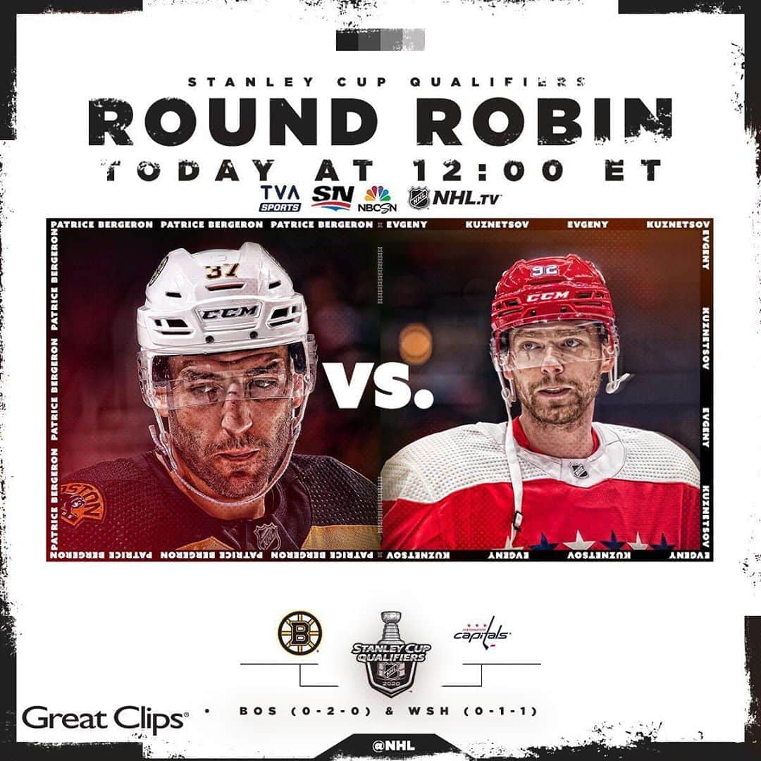 NHLさんのインスタグラム写真 - (NHLInstagram)「The @capitals and @nhlbruins close out their #StanleyCup Round Robin play today! Who ya got?  📺: 12 ET on @sportsnet, @nhlonnbcsports and nhl.tv」8月9日 23時01分 - nhl