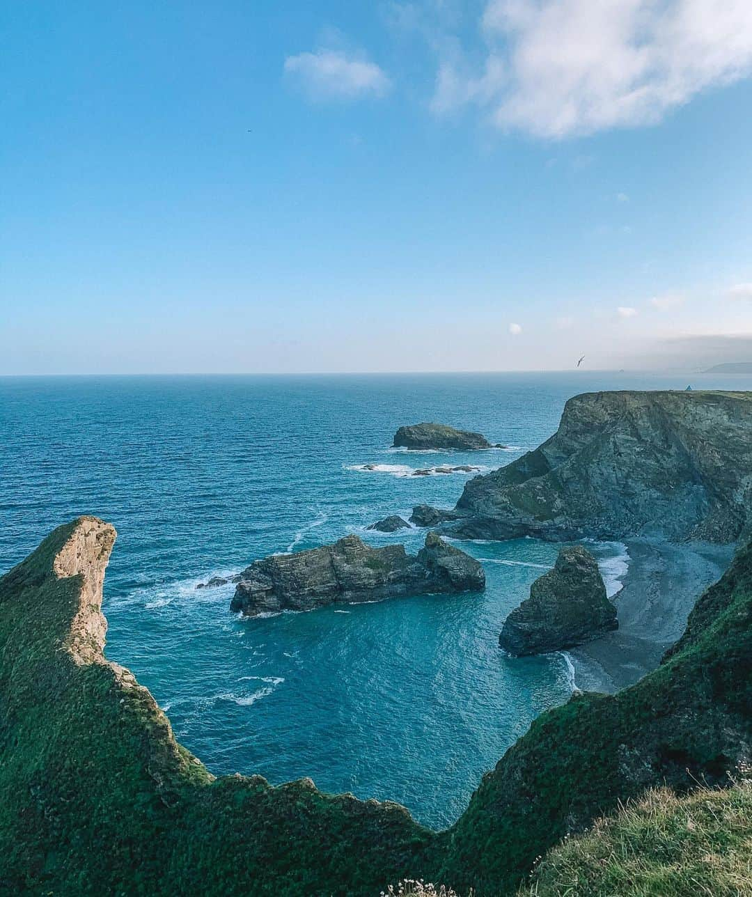 Zanna Van Dijkさんのインスタグラム写真 - (Zanna Van DijkInstagram)「Sunday morning run views 😍🙌🏼 Tag a running buddy who would love this route! It’s an absolute feast for the eyes but death for the legs 💀🤣 Those Cornish HILLs guys!! My quads are in tatters after 7km along the south west coast path, but it felt amazing to challenge my body and it was definitely the most beautiful run I’ve done in 2020 ❤️ @landal_uk @landalgwelanmor [ad - press trip] #cornwall #cornishcoast #visitengland #staycation #exploremore #morningrun #runclub #runner #runningcommunity #ukrunning #cornwallrunning #todaysrun」8月9日 17時17分 - zannavandijk