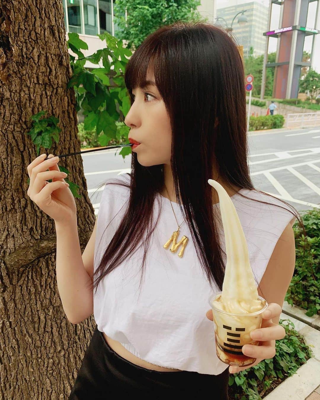 宮下舞花さんのインスタグラム写真 - (宮下舞花Instagram)「hair change　@logshibuya2 外に出て風を浴びてそれでたまにおいしいものたべてそれがしあわせだね。そこから得るインスピレーションがほんとに大切だね」8月9日 18時04分 - maikamaimaika