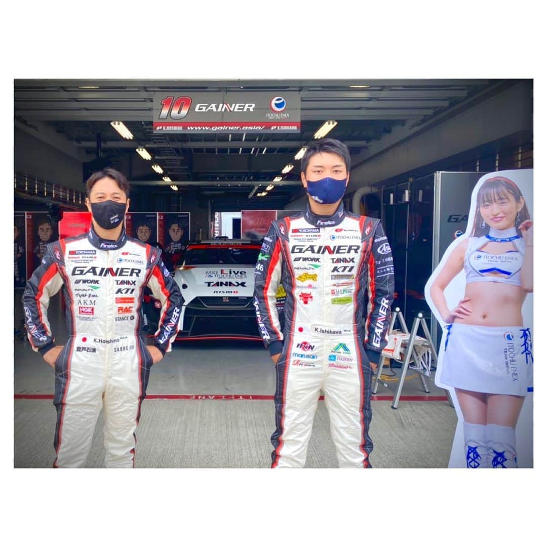 星野一樹さんのインスタグラム写真 - (星野一樹Instagram)「#SUPERGT Rd2 Fuji 予選20位 決勝10位 なんとか貴重な1ポイント取れました。色んな部分で反省点の多いレースでした。 しっかり見直して、次戦、鈴鹿に向かいたいです。 チームの皆さん、京侍、今回もありがとうございました。 また頑張ります👊 . マーおめでとう！！ #GAINER #TANAX #ItochuEnex」8月9日 18時51分 - kazukihoshino