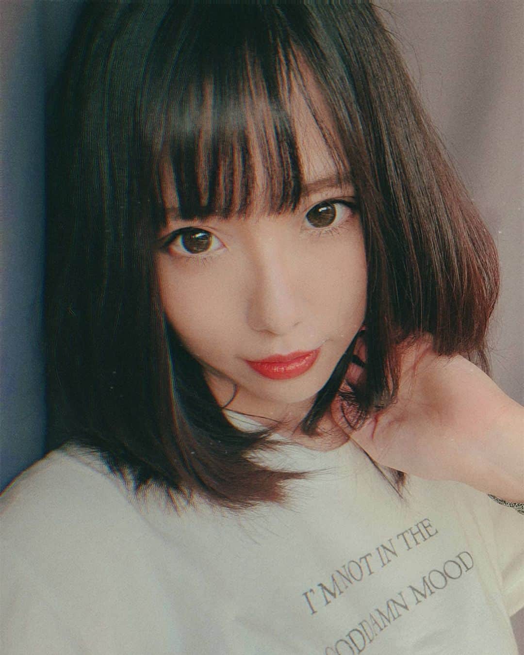 山内もえのインスタグラム：「. 久々にちょっとだけ撮影してきました！ Tシャツは #glamb です！ . . . . #フリーモデル #山内もえ #撮影依頼受付中 #撮影 #サロンモデル #サロンモデル依頼受付中 #被写体 #model #モデル #写真 #可爱的 #射击 #beauty #pretty #cute #eye #idol #アイドル #瞳 #natural #photo #art #portrait #portraitphotography #fashion #photography #写真好きな人と繋がりたい #fashion」