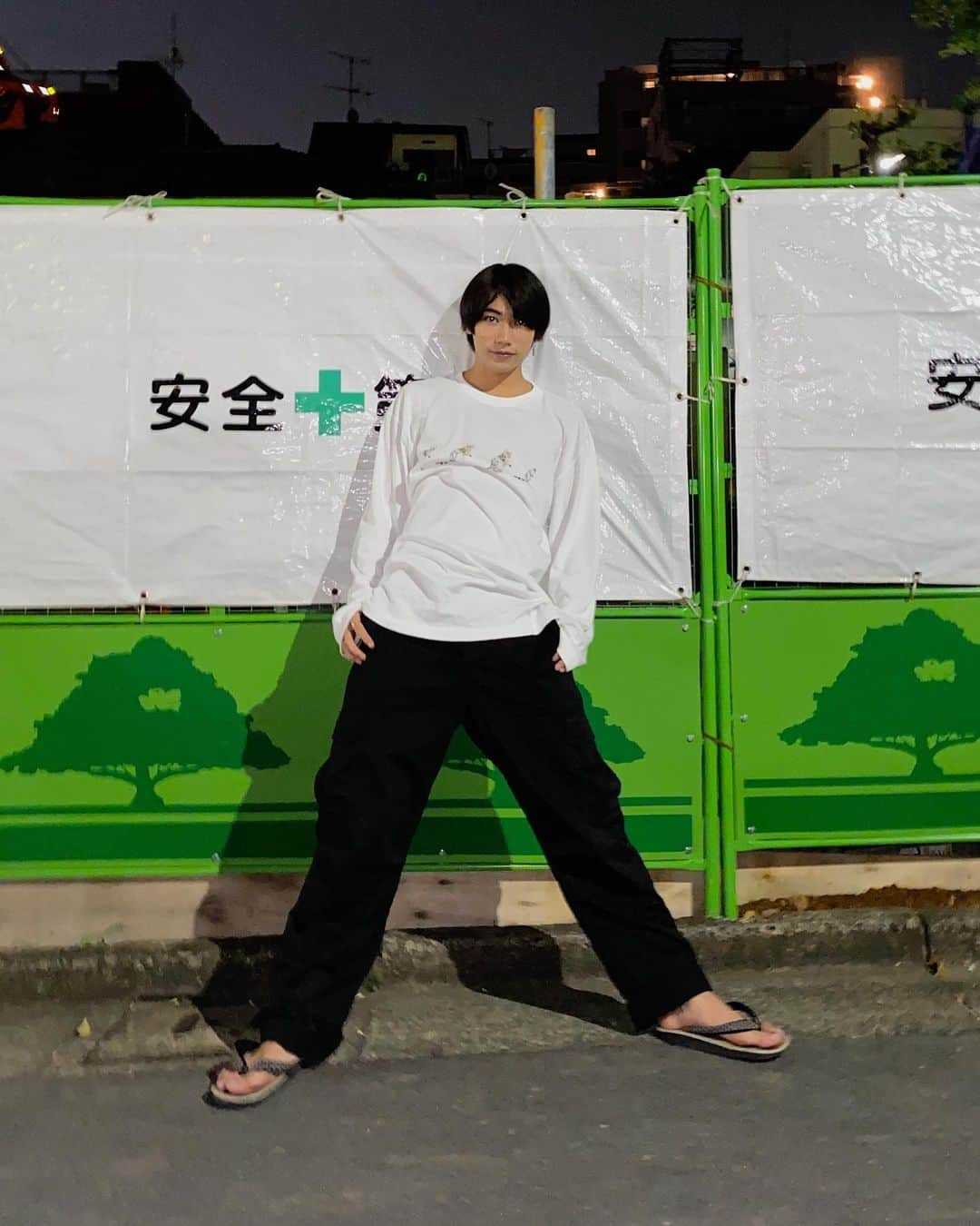 一ノ瀬竜のインスタグラム：「小顔効果の鬼でーす✊」