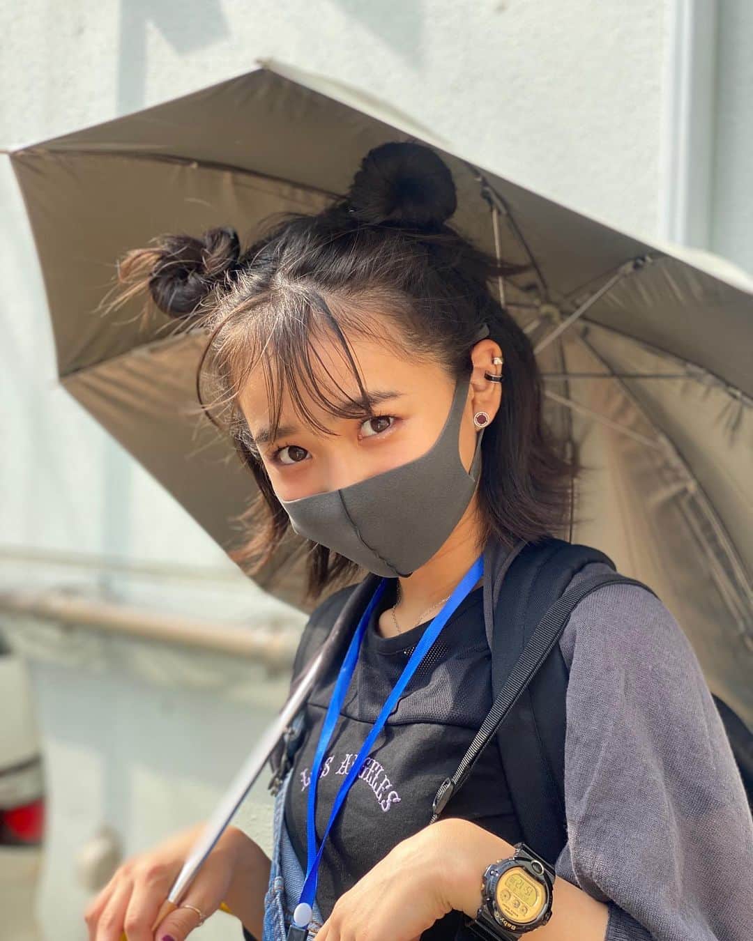 佐藤ひなたさんのインスタグラム写真 - (佐藤ひなたInstagram)「・ #毎日 本当に #暑いねぇ　,,, ・ ・ #30度超え は #きついね  #熱中症対策 #水分補給 #塩分補給  #ひな は #おにぎり も #ごはん もしっかり食べて #めっちゃ #元気 だったよ☺︎ #みんな #熱中症 #気をつけてね ♡ #日傘 は #Pinkyanddianne の #ベージュ だよぉ #学校 は #セーラー服 ☺︎ #早起き だったから #おねむ ✩.*˚ #Cuugal #キューガルモデル #佐藤ひなた #JC2 #ひなdays」8月9日 20時33分 - hinata_sato_official