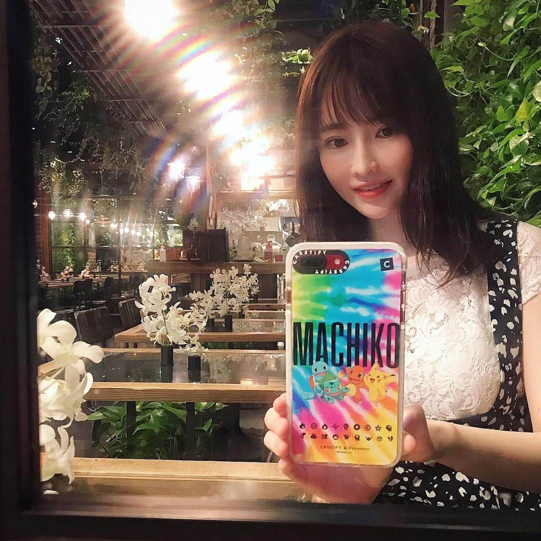 Machikoさんのインスタグラム写真 - (MachikoInstagram)「8月12日(水)に公式発売の CASETiFY & PokémonのiPhoneケース🌈☀️ @CASETiFY @CASETiFY_jp   初代御三家とピカチュウに名前入り⚡️ プリンのケースも可愛いかったな〜🍮  #CASETiFY #CASETiFYPokemon」8月9日 20時46分 - machiko.06