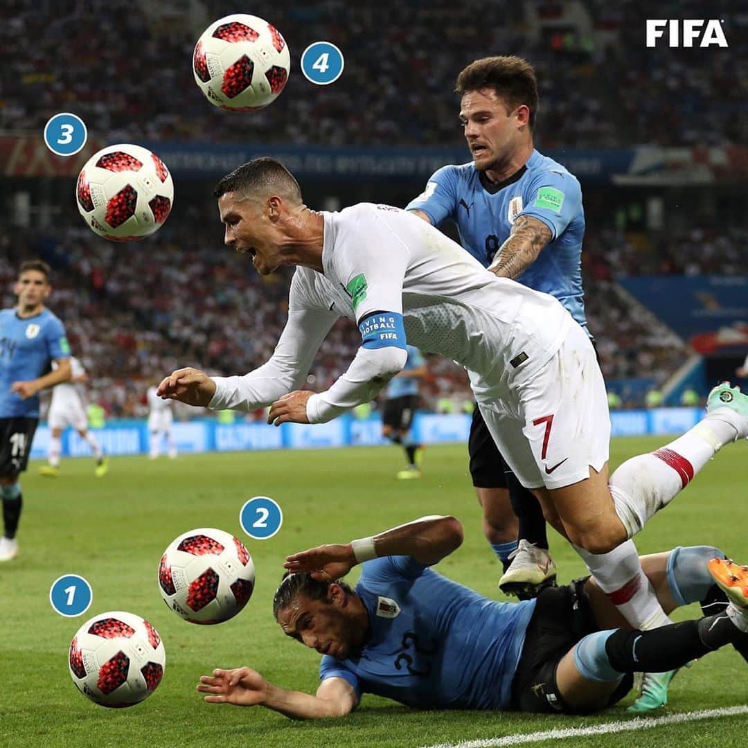 FIFAワールドカップさんのインスタグラム写真 - (FIFAワールドカップInstagram)「Spot the ball! ⚽️❓⁣⁣ ⁣ One of the closest Round of 16 games at the 2018 #WorldCup - and one of the most difficult quizzes, too! 😎⁣ ⁣ #Russia2018 #SpotTheBall #Uruguay #Portugal #LaCeleste」8月9日 21時02分 - fifaworldcup