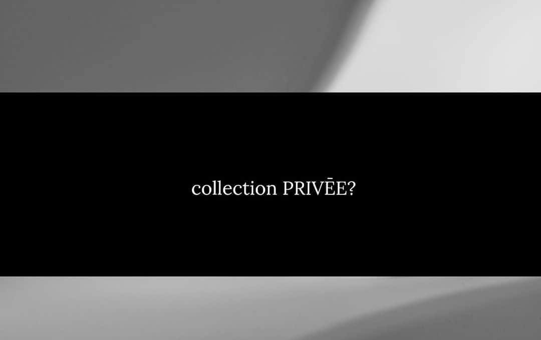 のインスタグラム：「collection PRIVĒE? SS21 is coming soon #collectionpriveeofficial」