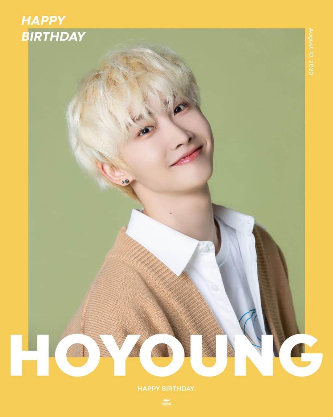 のインスタグラム：「[#호영] 200810 #베리베리 호영의 생일을 진심으로 축하합니다! HAPPY BIRTHDAY TO #VERIVERY #HOYOUNG #JELLYFISH」