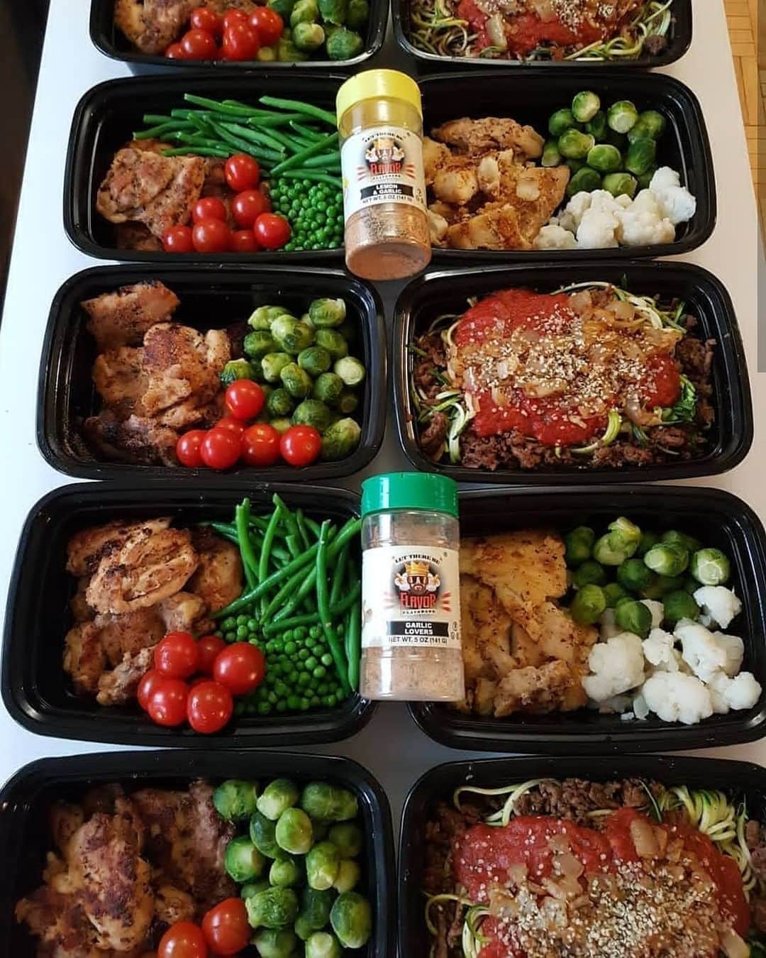 Flavorgod Seasoningsさんのインスタグラム写真 - (Flavorgod SeasoningsInstagram)「Customer Meal prep!!⁠ -⁠ By: @trainwithmarijane⁠ -⁠ Add delicious flavors to any meal!⬇⁠ Click the link in my bio @flavorgod⁠ ✅www.flavorgod.com⁠ -⁠ Meal prep--> Fail to plan, plan to fail .⁠ Meal prepping is very beneficial when you are trying to lose weight⁠ -⁠ Flavor God Seasonings are:⁠ ✅ZERO CALORIES PER SERVING⁠ ✅MADE FRESH⁠ ✅MADE LOCALLY IN US⁠ ✅FREE GIFTS AT CHECKOUT⁠ ✅GLUTEN FREE⁠ ✅#PALEO & #KETO FRIENDLY⁠ -⁠ #food #foodie #flavorgod #seasonings #glutenfree #mealprep #seasonings #breakfast #lunch #dinner #yummy #delicious #foodporn ⁠」8月10日 1時01分 - flavorgod