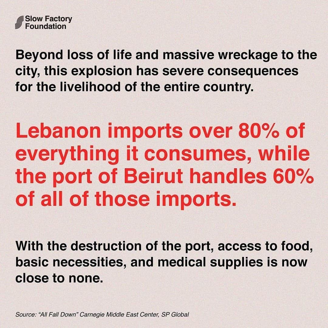 Huda Kattanさんのインスタグラム写真 - (Huda KattanInstagram)「Repost @huda Normalizing tragedy in the Middle East needs to stop. The events of the past week in Lebanon have shaken many of us to our core, and my heart goes out to all of those affected, who have lost lives, families, homes and businesses.  ⠀⠀⠀⠀⠀⠀⠀⠀⠀ Unfortunately, there’s a lot that goes unseen in the Middle East, so being originally from and now living in this region, I want to do what I can to support. I want to give some context about what’s happening in Lebanon that you may not have seen on the news. Before the tragic explosion that took place on August 4th, the Lebanese people had already suffered from decades of economic mismanagement, which lead to daily electricity cuts, astronomically high unemployment rates, poor health and extreme poverty. Foreign currency has practically run out, and now rapid inflation has left people unable to buy food and other basic essentials. This was pre-COVID. Add to this the dramatic impact of the global pandemic and you are left with with completely inadequate healthcare systems making it almost impossible to take care of anyone. The explosion last week at Beirut ports has laid waste to a beautiful city rich in culture and history has tragically left over 130 people dead (many still missing), almost 5,000 injured and approx. 300,000 without homes while hundreds of businesses have been completely destroyed.  ⠀⠀⠀⠀⠀⠀⠀⠀⠀ I have no words to describe the pain the Lebanese people are going through, and having seen it happen to my own country of Iraq, it deeply saddens me to see this happening elsewhere. ⠀⠀⠀⠀⠀⠀⠀⠀⠀ It’s time for us to come together to give the people of Lebanon the support they deserve. Swipe left to see the trusted local charities you can donate to and follow to help. Most importantly, share what’s happening in your Stories or by having a conversation about what’s going on – Lebanon needs your support 🙏🏽🇱🇧❤️ #prayforlebanon Images via @theslowfactory」8月10日 1時46分 - hudabeauty