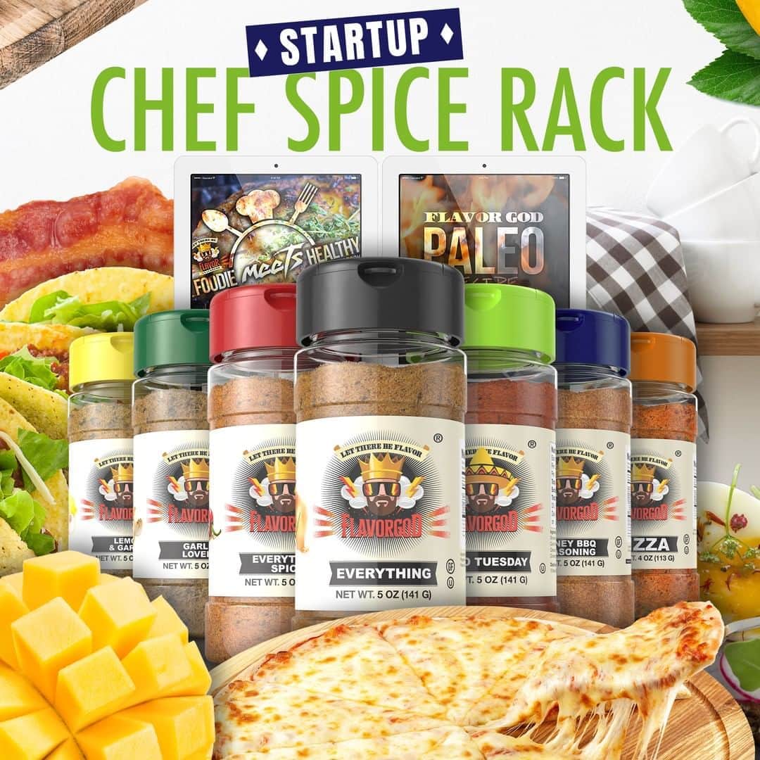 Flavorgod Seasoningsさんのインスタグラム写真 - (Flavorgod SeasoningsInstagram)「Having a hard time choosing a Combo Pack? Our Start up Spice Rack is perfect for you!⁠ -⁠ Check out all of our combo packs!⁠ Click the link in my bio @flavorgod⁠ ✅www.flavorgod.com⁠ -⁠ Flavor God Seasonings are:⁠ ➡ZERO CALORIES PER SERVING⁠ ➡MADE FRESH⁠ ➡MADE LOCALLY IN US⁠ ➡FREE GIFTS AT CHECKOUT⁠ ➡GLUTEN FREE⁠ ➡#PALEO & #KETO FRIENDLY⁠ -⁠ #food #foodie #flavorgod #seasonings #glutenfree #mealprep #seasonings #breakfast #lunch #dinner #yummy #delicious #foodporn」8月10日 3時01分 - flavorgod