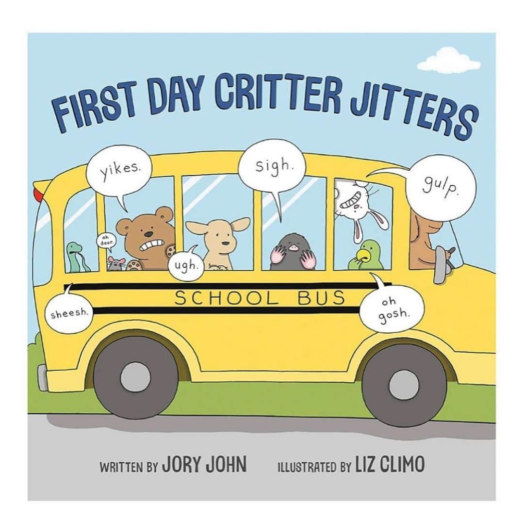 リズ・クライモさんのインスタグラム写真 - (リズ・クライモInstagram)「Thank you, @ivyslibrary 😊 #firstdaycritterjitters out now! “We love this warm and funny book which zooms in on specific worries which your child might have about starting school. It shows kids that feeling anxious is completely normal and that they won’t be the only ones with butterflies in their tummy on that first day.”」8月10日 3時01分 - lizclimo