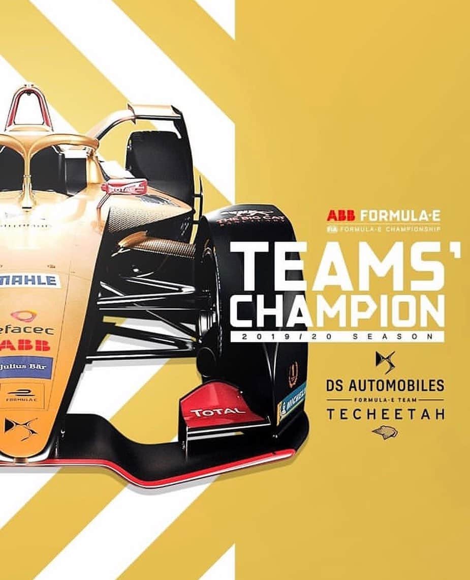 ジェームズ・ロシターのインスタグラム：「Thank you @dstecheetah @dsperformance What an amazing change in my career this year has been. New challenges that we have faced together. Im so proud to be part of this team. 🏁🏆🏆 ⚡️CHAMPIONS」
