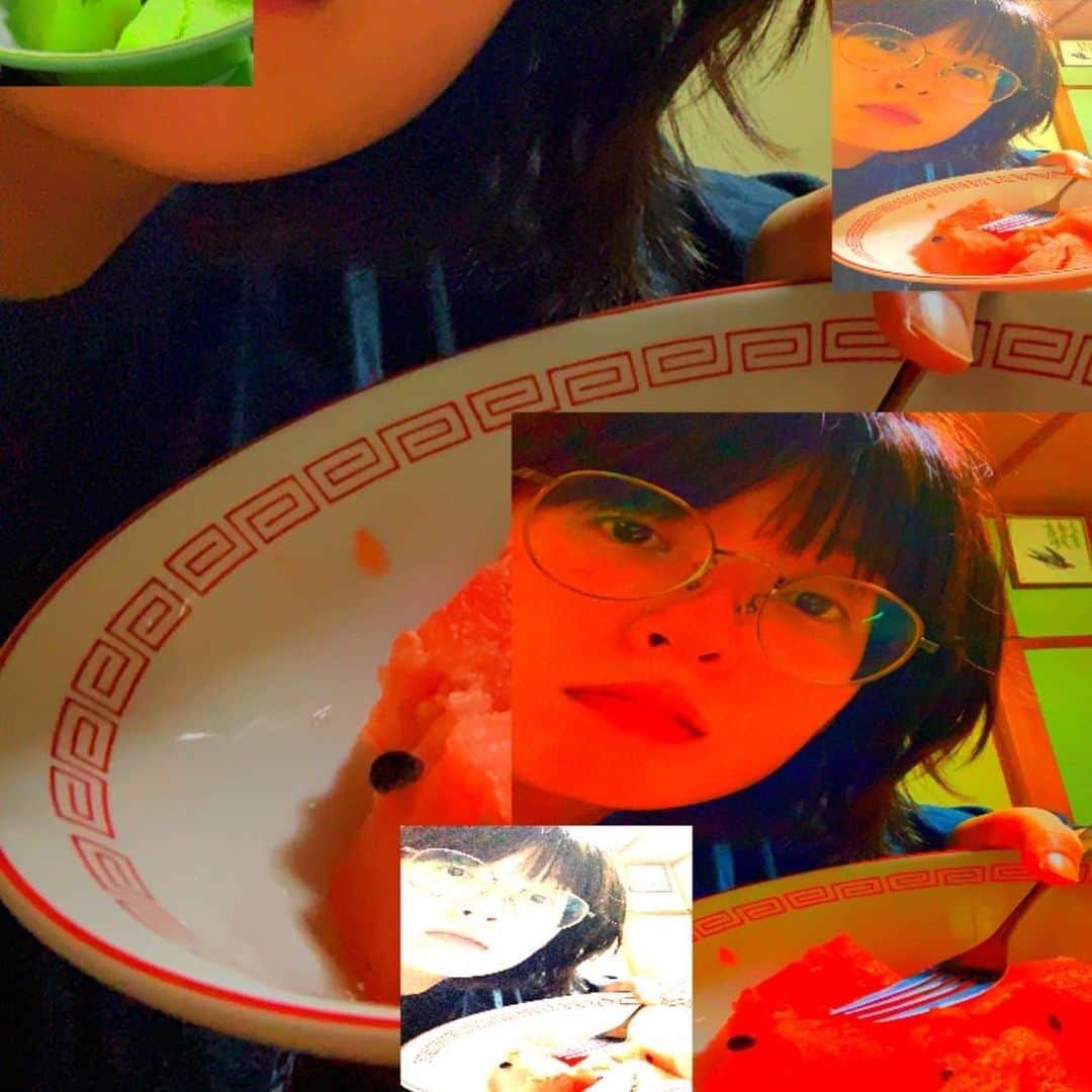 岡奈なな子（おかなちゃん）のインスタグラム：「夏スイカ」
