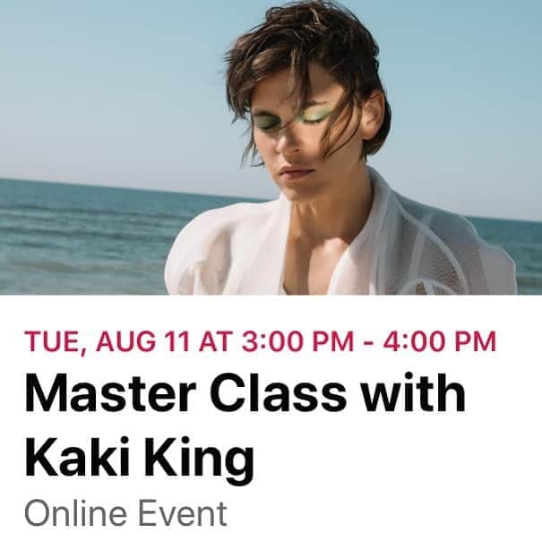 カーキ・キングのインスタグラム：「Join Kaki and @artsattech on Tuesday for another Kaki Masterclass! Link in bio 🎶 🎸」