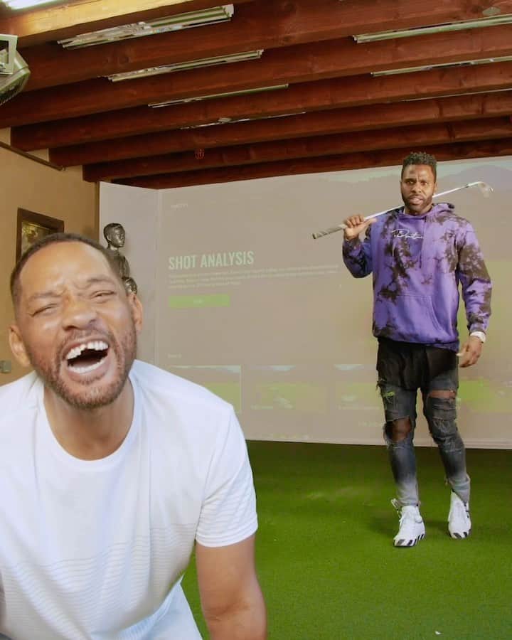 ジェイソン・デルーロのインスタグラム：「I don’t like this game @willsmith」
