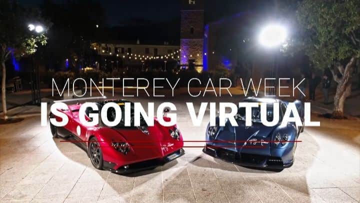 パガーニ・アウトモビリのインスタグラム：「Buckle up, Monterey car week is going virtual! The week of automotive enthusiasm is around the corner: 12-16 August.   #pagani #montereycarweek #petersenmuseum #petersencarweek」