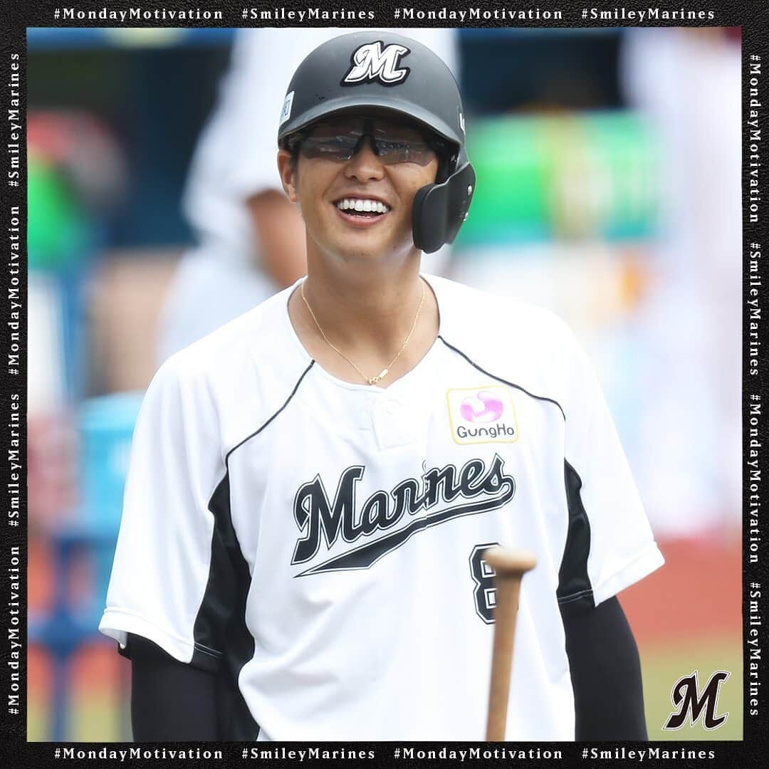 千葉ロッテマリーンズさんのインスタグラム写真 - (千葉ロッテマリーンズInstagram)「😄#SmileyMarines #MondayMotivation #chibalotte」8月10日 7時00分 - chibalotte