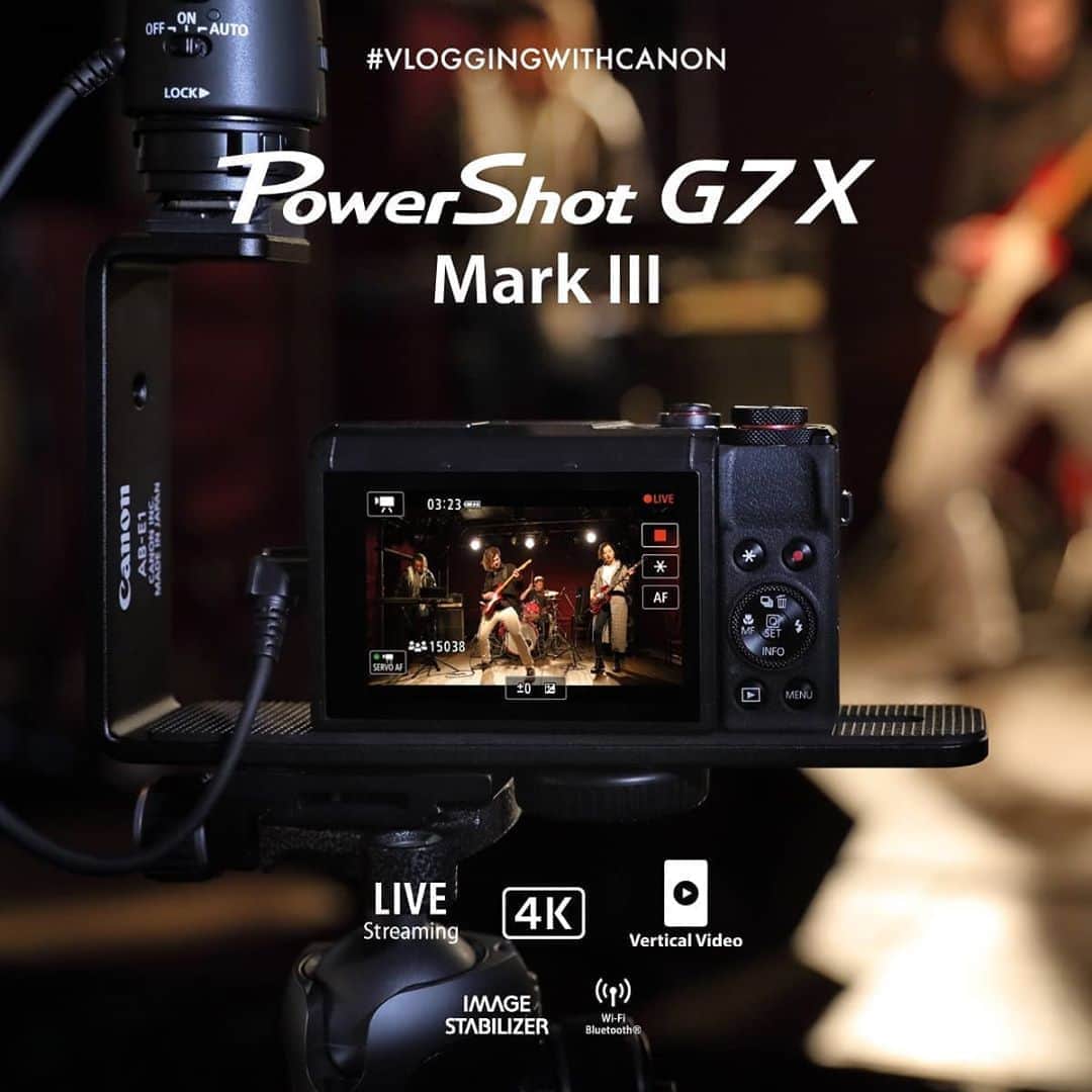 Canon Asiaのインスタグラム：「Take up vlogging as your new hobby and create entertaining content about anything you're interested in 🤳 . Here are 4 Canon camera recommendations to get you started 👉  Bonus: they are lightweight for handheld shooting and come with Wi-Fi connectivity and superior image stabilization features! Let's start #VloggingwithCanon! . #canonasia #vlogging #camera  #canon #lens #inspiration #videography」