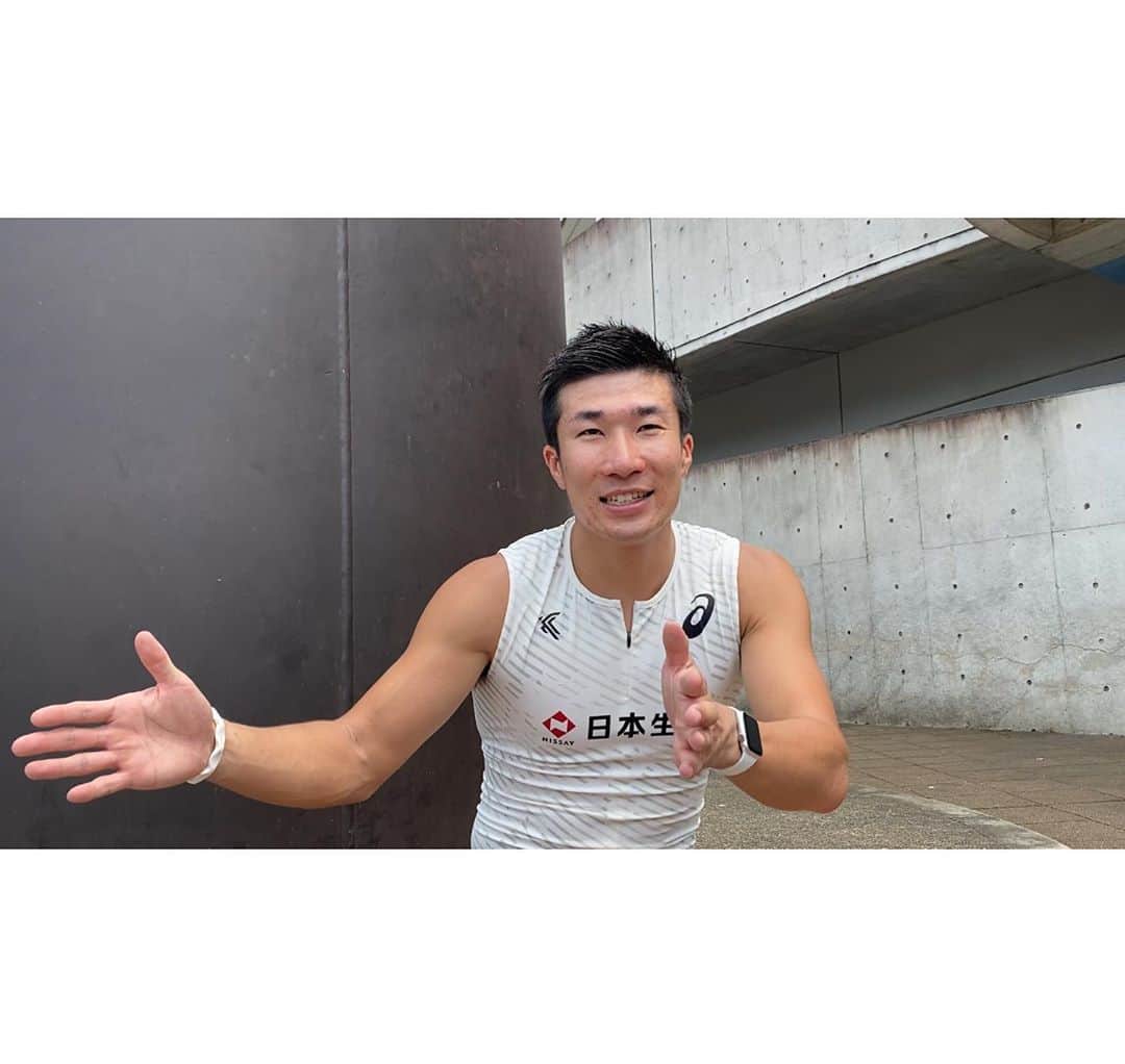 桐生祥秀のインスタグラム：「200m  20秒51  走った感想や試合動画を YouTubeであげました 是非見てください😄 YouTubeコメントもしっかり見てます  #桐生祥秀  #陸上  #youtube更新  #200m」