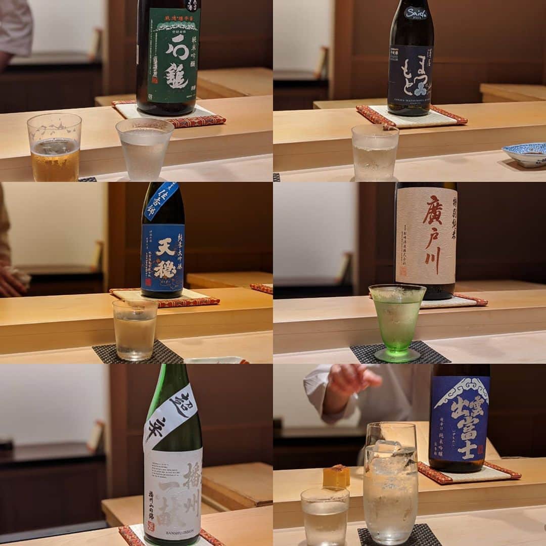 天本正通 さんのインスタグラム写真 - (天本正通 Instagram)「やっぱり鮨と日本酒は最高に合う（笑）」8月10日 17時19分 - masamichiamamoto