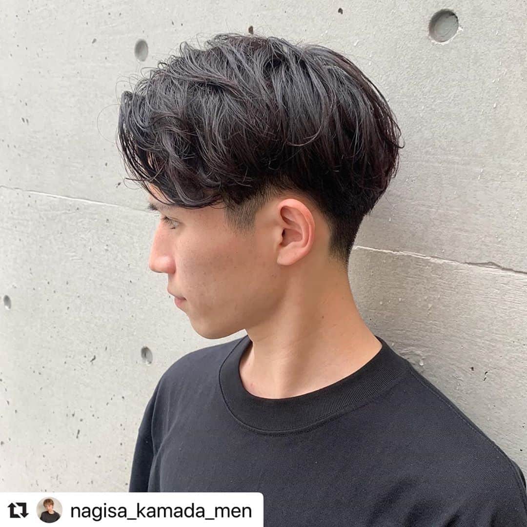 Hairsalon BREEN Tokyoのインスタグラム：「伸びきった髪の毛を ニュアンスパーマで キレイめに💪🏻 さっぱりすてきです！！ ． #なぎかっと #マッシュ#ニュアンスパーマ #メンズパーマ#メンズカット」
