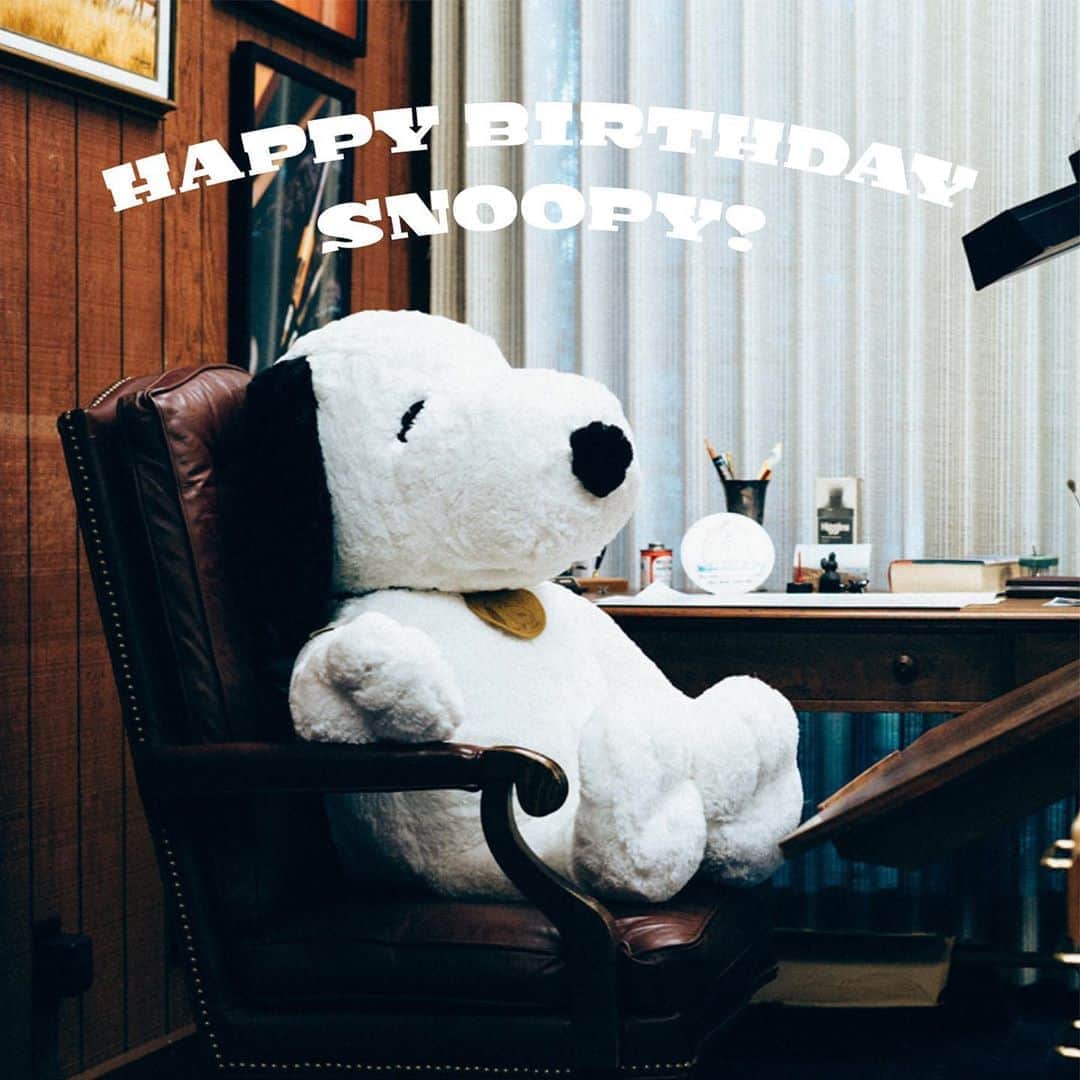 SNOOPY MUSEUM TOKYOのインスタグラム：「HAPPY BIRTHDAY SNOOPY!﻿ ﻿ #スヌーピー #ピーナッツ #HBDスヌーピー #snoopy #peanuts #HBDsnoopy」