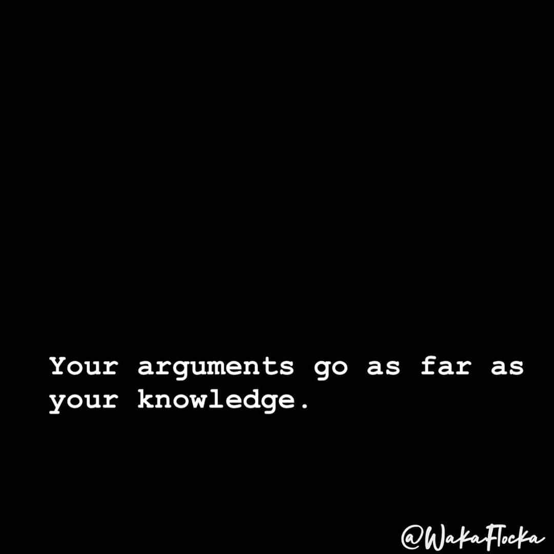 ワカ・フロッカ・フレイムのインスタグラム：「Knowledge is God and Love is the Religion. Make it out the hood mentally and physically... watch how clear life become. Learn a square before you talk about a circle.」