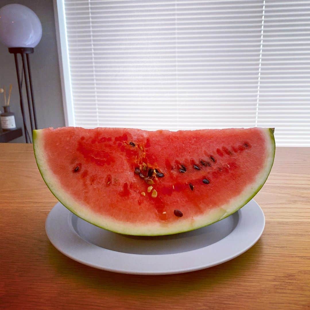 土岐麻子さんのインスタグラム写真 - (土岐麻子Instagram)「巨大！🍉」8月10日 12時17分 - tokiasako