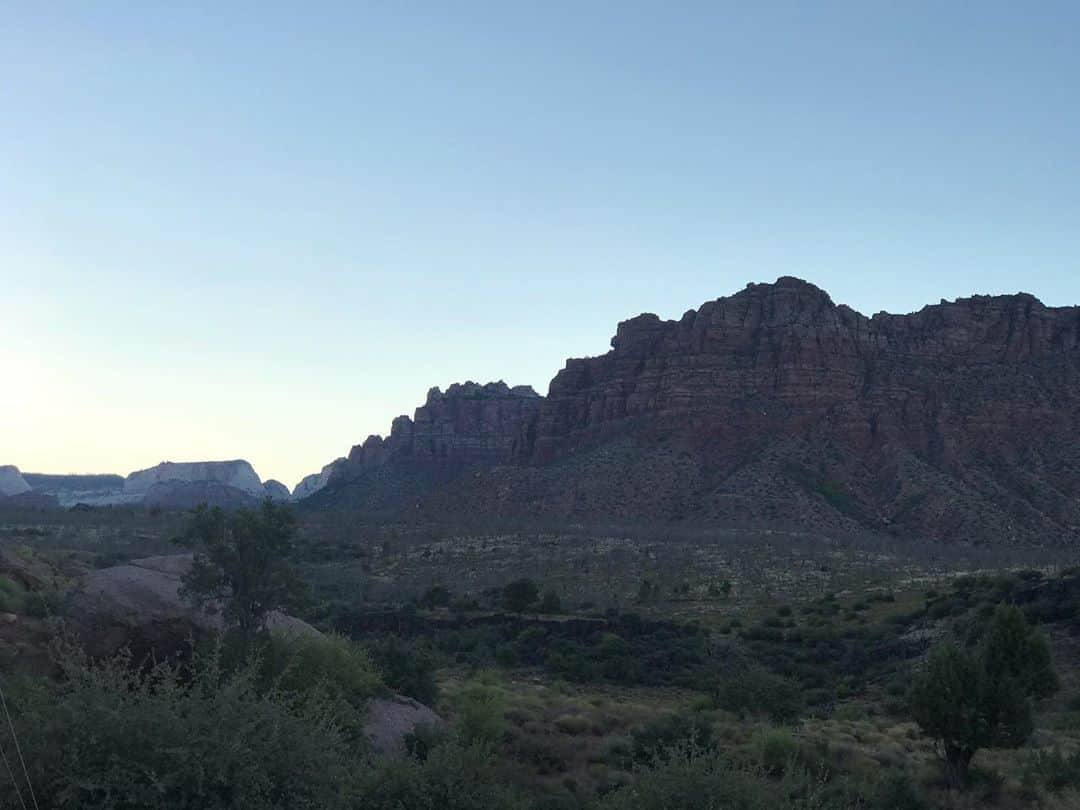 コリン・ハンクスのインスタグラム：「This was not a bad view to wake up to」