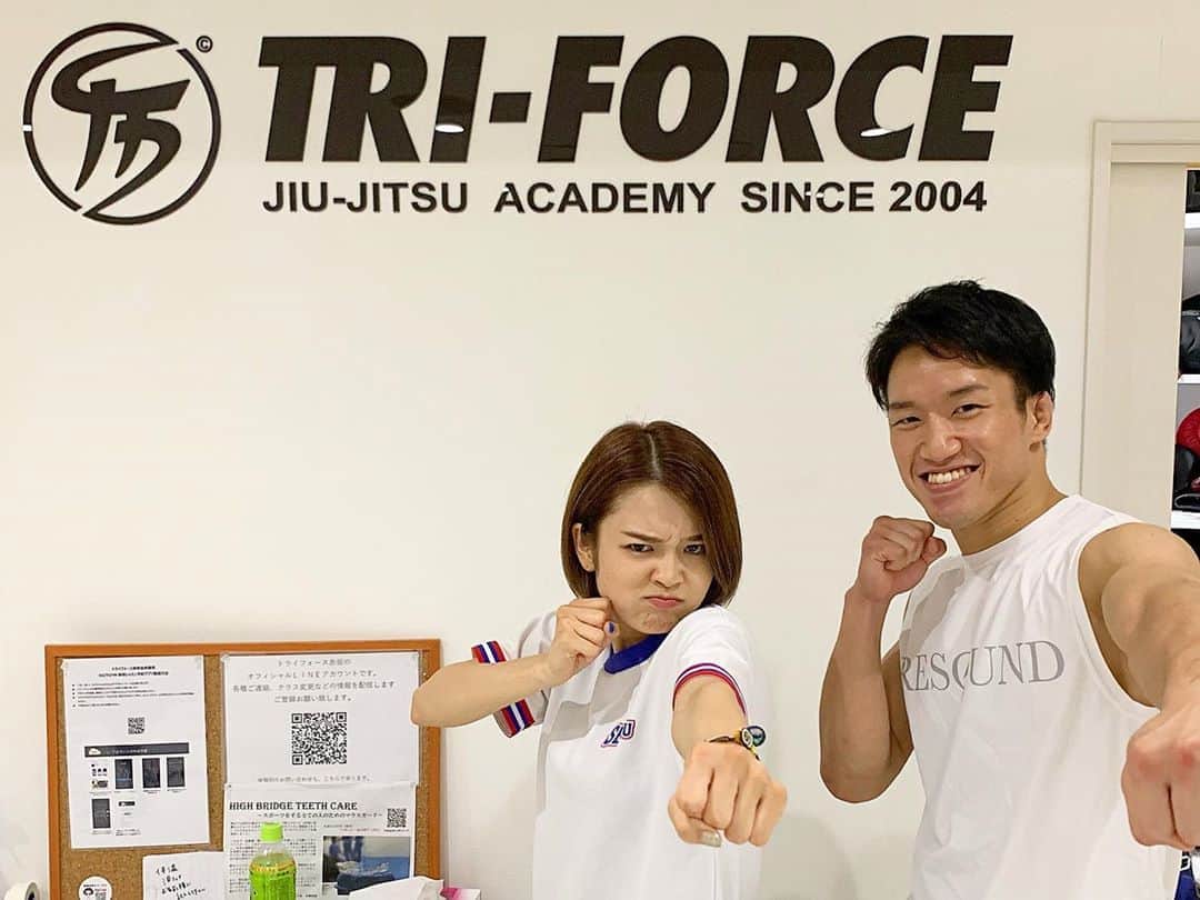 富久美玲のインスタグラム：「_ . 朝倉海さん🤜🏼🥊 ありがとうございました＼(^o^)／ .」