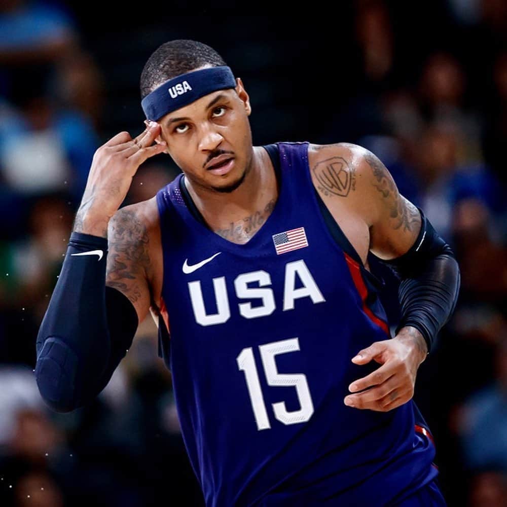 USA Basketballさんのインスタグラム写真 - (USA BasketballInstagram)「A cool 31 on nine 3-pointers 🎯  Typical Olympic Melo #OTD in 2016.」8月11日 2時32分 - usabasketball