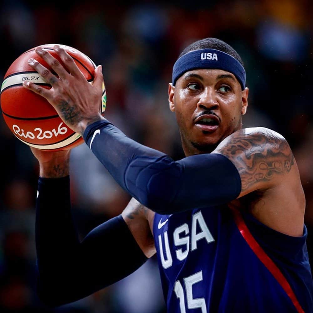 USA Basketballさんのインスタグラム写真 - (USA BasketballInstagram)「A cool 31 on nine 3-pointers 🎯  Typical Olympic Melo #OTD in 2016.」8月11日 2時32分 - usabasketball