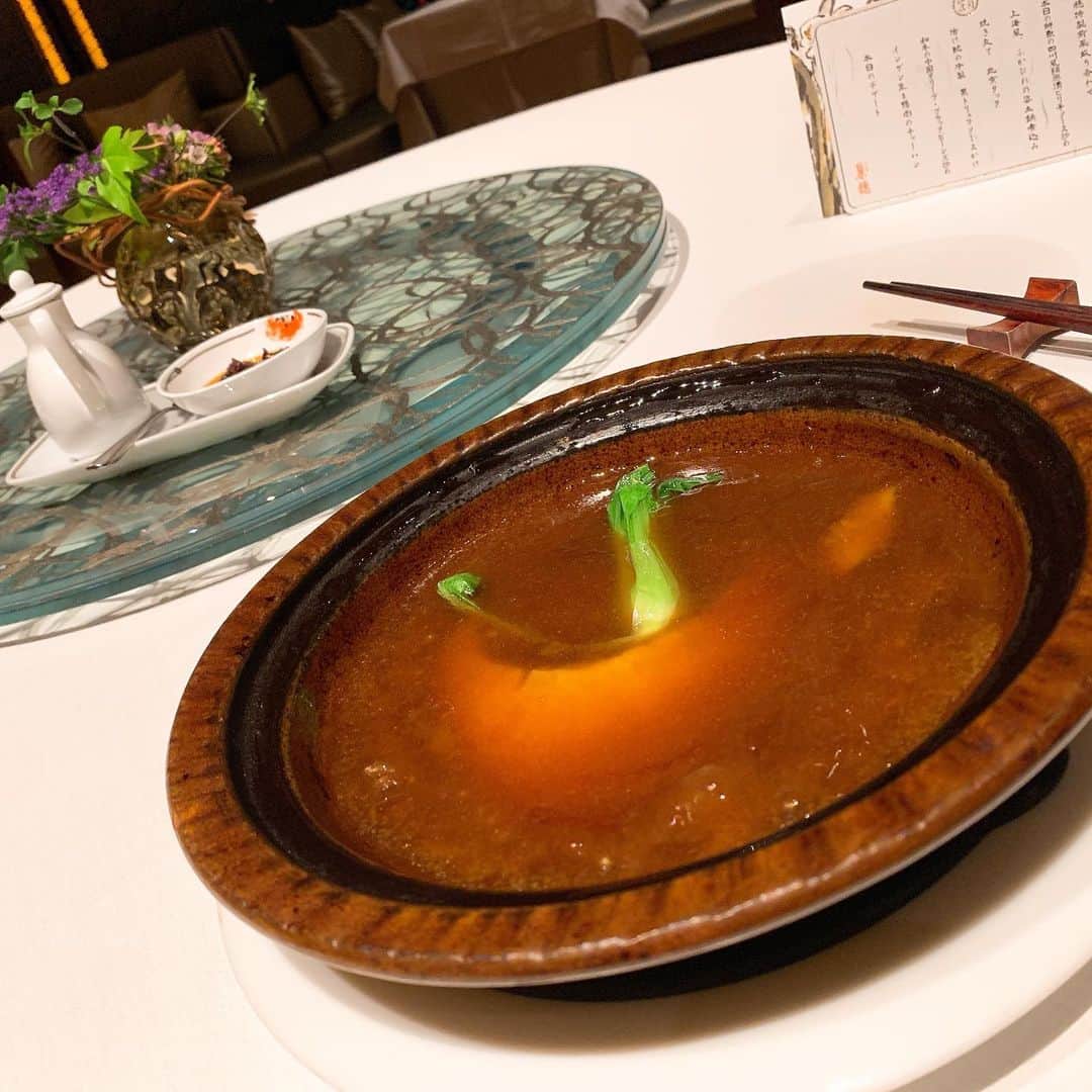かおるやまさんのインスタグラム写真 - (かおるやまInstagram)「昨日は😊大好きなママ(リアルおかん)と一緒に麗穂に行ってきました😘💕 . . 今日はmame kurogouchiのワンピース！これ同じシリーズの色違いタイプ違いで持ってるの🙃 . . 北京ダックがご所望だったママ😂 めちゃくちゃ久々に2人でゆっくり話せてとても楽しかった😊 . 今日はママにご馳走になってしまいました…！フカヒレも北京ダック∧( 'Θ' )∧も本当に美味しかった〜😘❤️ . . . 2枚目にグルメママタグ付けしたので良ければフォローしてあげてね(ﾟ∀ﾟ) . . #愛知#愛知県#名古屋#麗穂#中華 #中華料理#ミッドランドスクエア #夜景が綺麗#名古屋グルメ#フカヒレ #フカヒレ姿煮#北京ダック #グルメ#ディナー#夜ご飯 #お出かけ#お出かけコーデ#コーデ #mamekurogouchi  #stellamccartney  #patekphilippe」8月11日 2時29分 - kaoruyama59