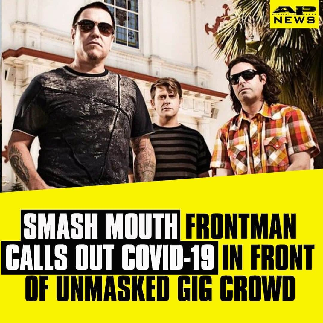 Alternative Pressさんのインスタグラム写真 - (Alternative PressInstagram)「@smashmouthsmash and @traptofficial performed in front of packed and unmasked festival crowds in South Dakota over the weekend ⁠ LINK IN BIO⁠ .⁠ .⁠ .⁠ #trapt #smashmouth #southdakota #socialdistance #socialdistancing #socialdistanceconcert #socialdistancingconcert #alternativepress #altpress」8月11日 2時31分 - altpress