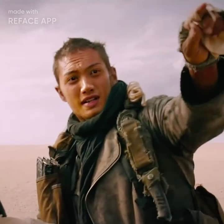 廉のインスタグラム：「【MAD MAX】開始3分で死ぬ主人公の顔すな。」