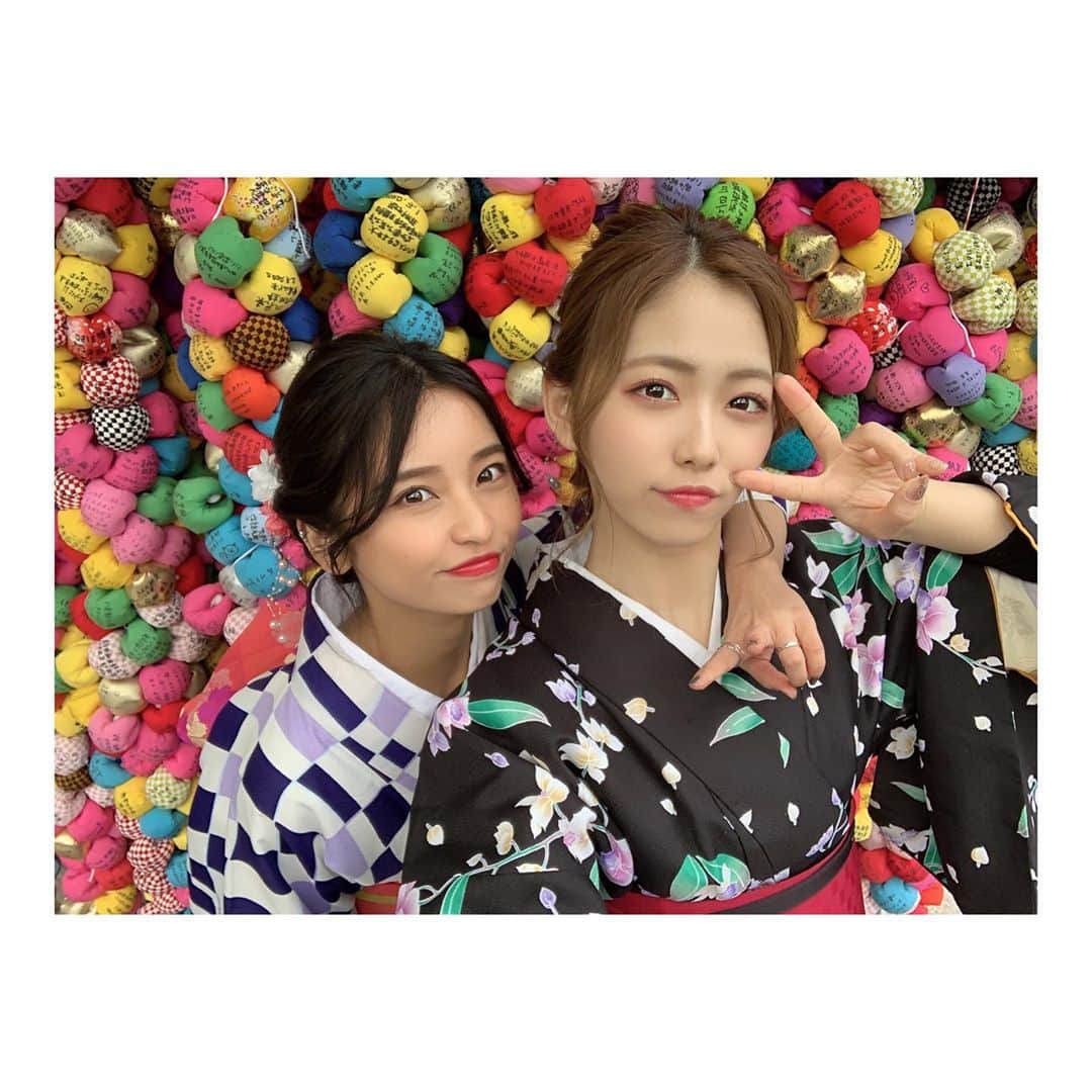 森田彩花のインスタグラム：「前回の投稿と同じくばーり前❤️🤲爆 ． まだまだ写真あるんだよん ． #過去pic #京都 #京都観光 #着物 #りなてぃん」