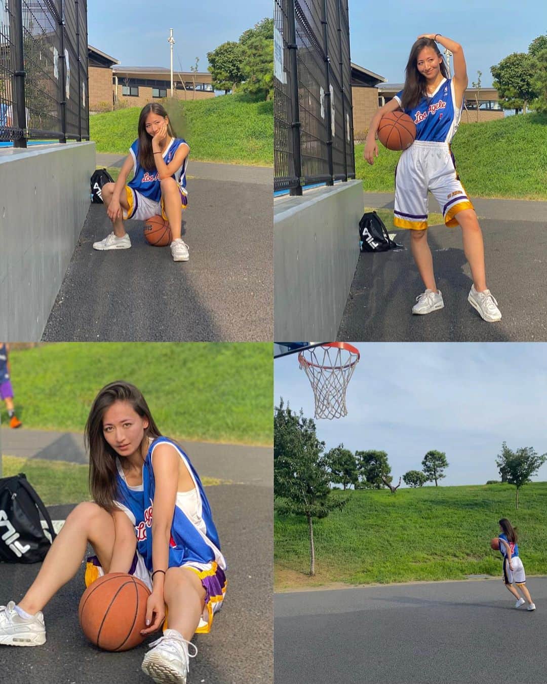 宮河マヤさんのインスタグラム写真 - (宮河マヤInstagram)「Practiced basketball!🏀 Any tips to improve my skills? 大森にある公園でバスケ練習。13歳の男の子と対戦して、ボコボコにされました。笑 2007年生まれで、好きな選手は？と聞いたら、「ロッドマンです」と答えて驚いた。中1なのに渋い✨😳﻿ ﻿ 大好きなバスケ、一ミリでもいいから上手くなれたらいいな💦アドバイスあればお待ちしております！﻿ ﻿ #バスケ﻿ #練習﻿ #basketball」8月10日 20時33分 - maya_m0901