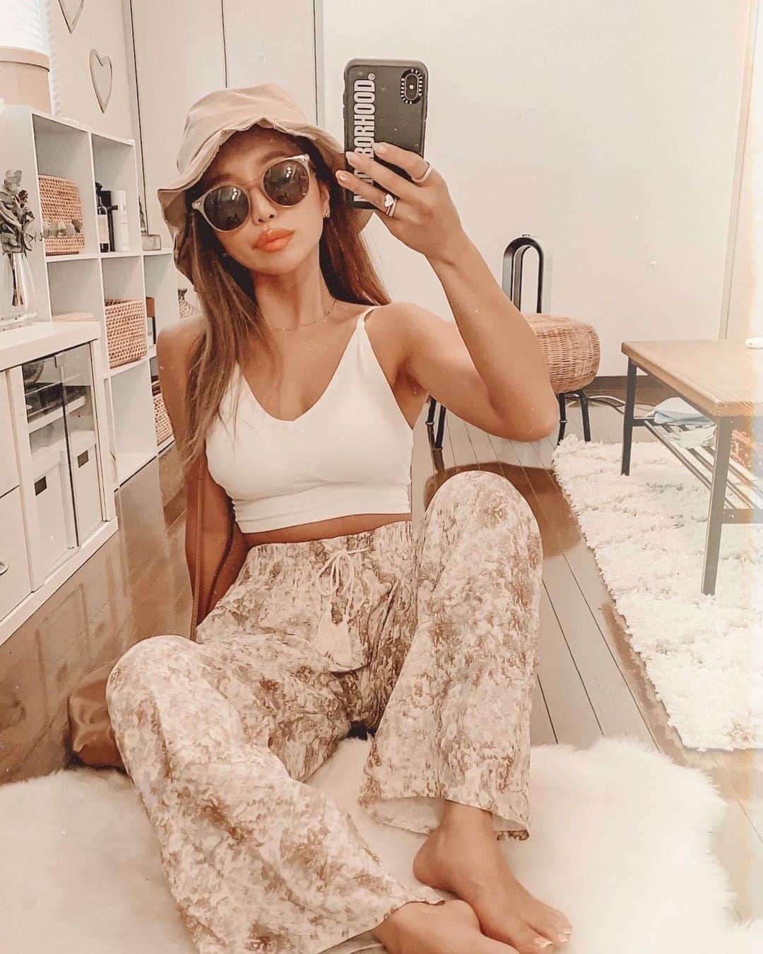 ✷kana✷のインスタグラム：「🕶🕶🕶 . . 毎年言ってるけど、 今年の暑さは異常です🥵🥵🥵 . . #coordinate」