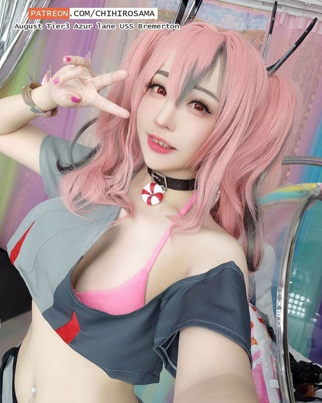 千尋さんのインスタグラム写真 - (千尋Instagram)「「指揮官是不是也想偷懶了呢?」 August Patreon Tier 3 is Azur Lane's Bremerton(*´▽`*) 8月份Patreon等級三的獎勵出來囉!! 是碧藍航線的布萊默頓(*´▽`*)(*´▽`*) 一直很喜歡這件服裝的設計!!!喜歡請多多支持(*´▽`*) Really love this uniform's design~~~~  Support me if you like it(*´▽`*)  ↓↓↓電子寫真購入↓↓↓ PATREON★ https://www.patreon.com/chihirosama 表單★https://forms.gle/YDPhcTvjwEoCBV4Q7  #azurlane #azurlanecosplay #Bremerton」8月10日 20時50分 - chihiro_chang