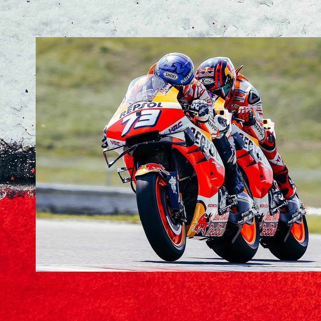 レプソル・ホンダのインスタグラム：「7️⃣3️⃣ 6️⃣The Week That Was ⬅️⬅️ ⠀⠀⠀⠀⠀⠀⠀⠀⠀ #LastWeek #CzechGP #MotoGP #RidingForThem #MotoGPIsBack #MotoGP #AM73 #AlexMarquez73 #SB6 #StefanBradl #Racing #Repsol #Honda #Racing #RepsolHonda #HRC #RC213V #ThePowerOfDreams #Racing #Motorcycle #Team #OneHeart」